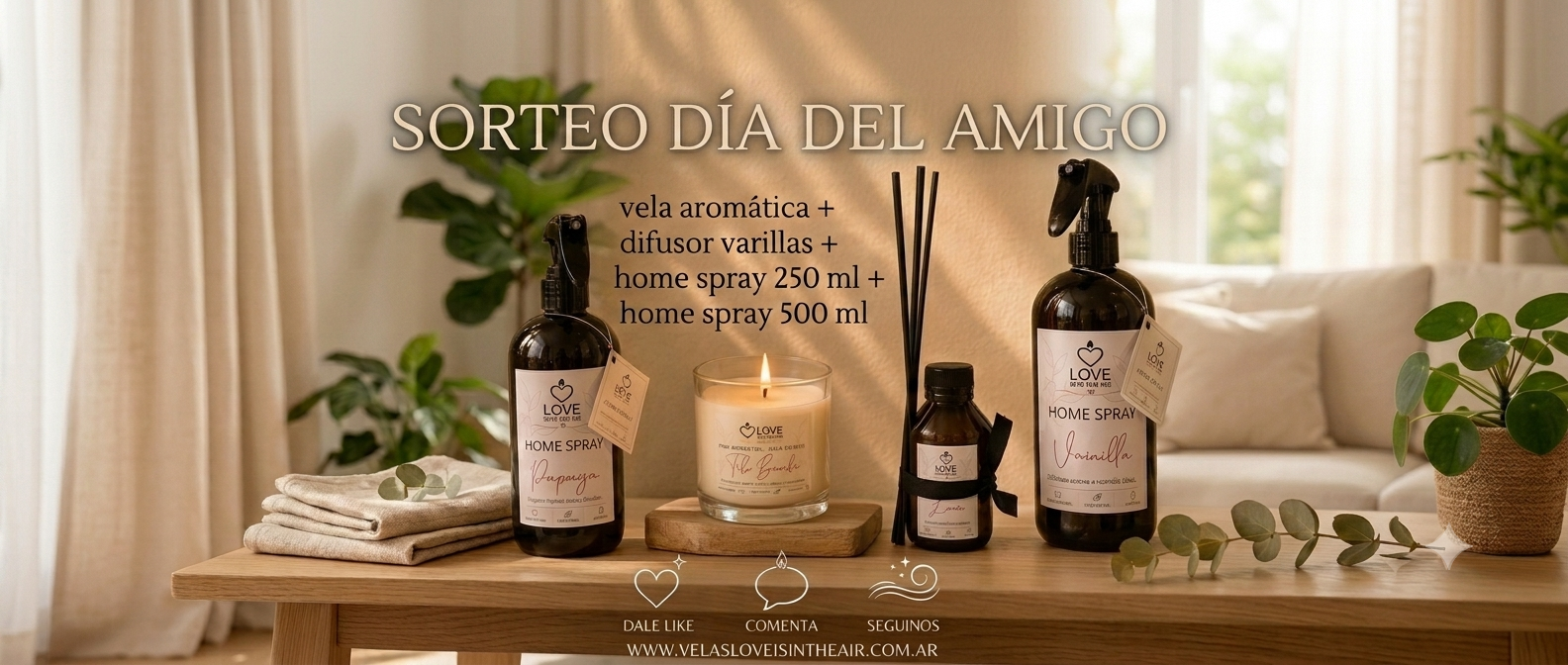 Sorteo Día del Amigo – Love is in the Air